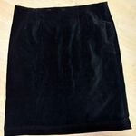 Talbots Vintage Black Velour Skirt Size 16 Photo 0