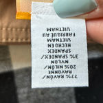 Ruby Rd. Tan Khaki Brown Flat Front Wide Waist Pull‎ On Pants Women Size 12 Photo 3