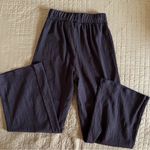 H&M Black Gauze Wide Leg Pants Photo 4