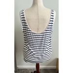 Daily Ritual Casual Striped Loose Fit Sleeveless Tank Top XXL White Photo 2