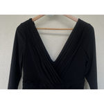 Tadashi Shoji Twist Front Gown Ruched Long Evening Dress Formal Gala Wedding Photo 3