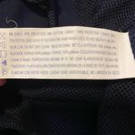 Forever 21 Navy Blue Full Zip up Hooded Jacket Windbreaker with Teal Stripes L Photo 10