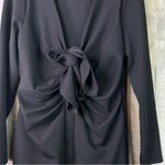 INC Size Medium Black V Photo 9