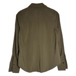 Good American Good‎ American Olive Green Long Sleeve Button Down Shirt Size 1 Photo 1