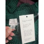 A New Day  Women Open Work Sweater Tank Sleeveless Sheer Knit Midi Dress Green XS Photo 7