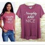 Modern Lux Naughty and Nice Graphic Tee T-Shirt Photo 1