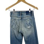 Mother Superior The Tom Cat Jeans In The Confession Wash Size 24 Distressed Boho Blue Photo 4