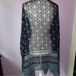 Lane Bryant  Kimono Sheer Open Front Swiss Dot Boho Shawl Wrap Ruana Plus Size Photo 5