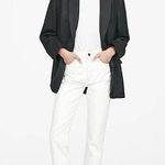ANINE BING Sonya Straight Leg Jean Off White 29 Photo 0