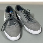Nike Gray Grey Logo Canvas Skateboard Sneakers Trainers Kicks Shoes Size 8 🤍🩶 Photo 1