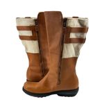 Sorel  Hoonah Women Tan Leather Knee Boots 10.5 Thinsulate NL1524-257 Warm Lining Photo 5