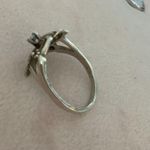 Vintage Silver Leaves Ring Photo 0