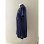 Life is Good Sleep Shirt Nightgown Size M Blue Lucky Dog Short Sleeve Soft Cozy Photo 2