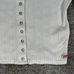 Levi's Women Dry Good Pointelle Top Sz M Photo 2