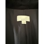 Loft Women’s Classic Black Velvet Blazer Suit Jacket 10 Holiday Christmas Photo 2