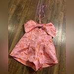 Buddy love satin floral large pow romper formal party glam  $130 cocktail spring Photo 7