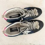 Golden Goose Blue Denim Mid Star Sneakers Photo 4