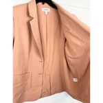 Nordstrom  Two Button Notched Lapel Front Pockets Blazer Jacket Sz M Relaxed Fit Photo 3
