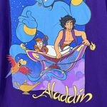 Disney Parks Aladdin Purple Genie Abu 1992 Cartoon T-Shirt Unisex Large L Photo 1