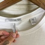 Scotch & Soda  White Ruched Side Paradise Graphic Tee Photo 4