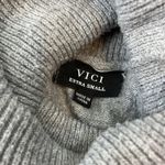 VICI  Grey Turtleneck Sweater Size Extra Small Photo 4