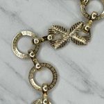 Lightweight Textured Gold Chain Link Belt XS/S Leaf Detail Adjustable ✨ Photo 11