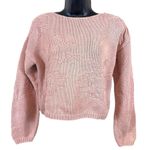 Vintage 80’s / 90’s SKYR Dusty Pink Cropped Knit Sweater Pink Size M Photo 10