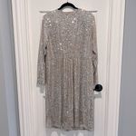 Seraphine Luxe Maternity NWT Catrina Silver Sparkle Dress Photo 8