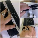 Gucci  STUDDED INTERLOCKING GG BLACK CANVAS & LEATHER CONTINENTAL WALLET Photo 9