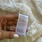 Kimchi Blue Kimchi‎ Blue White Lace Sheer Long Sleeve Babydoll Top Y2K Romantic Boho Size S Photo 8