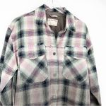 Free People NEW Anneli Plaid Shirt Jacket M Photo 4