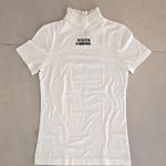 Dolce & Gabbana Gothic Look White Lace Trim Top Size 36 Photo 3