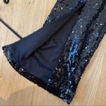 WAYF  x Emma Rose GNO Sequin Camisole Crop Top & Split Ankle Leggings in Black Photo 2