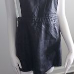 Forever 21  Faux Leather Overall Dress SIZE L Photo 3