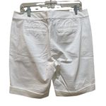 Ann Taylor Bermuda Shorts White Size 10 Petite Photo 2