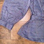 Draper James  Embroidered Dot Chambray Wrap Top Photo 7