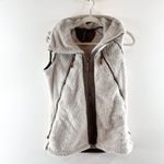 Kuhl  Fleece Flight Full Zip Hooded Vest Cream Brown Small Photo 1