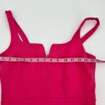 4SI3NNA hot pink fuchsia sleeveless mini dress v bar square neck party size XS Photo 6
