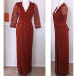 Diane Von Furstenberg DVF Burgundy Lace Wrap Maxi Dress Juliana Wine Red Size 4 NEW $1568.00 Photo 9