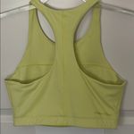 Outdoor Voices  Yellow High Neck Sports Bra Medium Photo 3