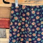 Esprit  Navy‎ Floral Pants Size 3/4 Photo 3
