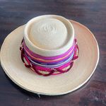 Stetson La Giralda Palm Leaf Womens Hat Maya Quiche Indians Guatemala Size 7 1/8 Photo 0