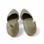 Eileen Fisher Suede Pointed Toe Block Heel D'Orsay Pumps Neutral Career Photo 3