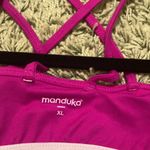 Manduka XL, pink (magenta),  workout tank top Photo 5