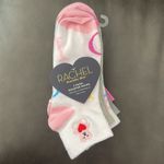 Rachel Rachel Roy Valentines Day 6 Pair of 1/4 Socks NWT Sweetheart Pink Photo 6