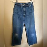 American Vintage Vintage Britannia Wide Leg Sailor Jeans Sz 4 Distressed High Rise Photo 1
