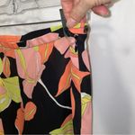 Trina Turk Y2K beautiful boho floral silk sheer wide leg pants Photo 5