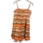 Anthropologie NWT  Hutch Bandeau Romper Size XS‎ Brown Motif Stripe Photo 4