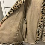 Vintage Giacca Cheetah Leopard Fur Jacket Tan Size M Photo 8