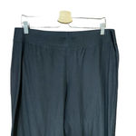 Eileen Fisher  High-Waisted Wide-Leg Washable Crepe Pants Black Size Large‎ Photo 1